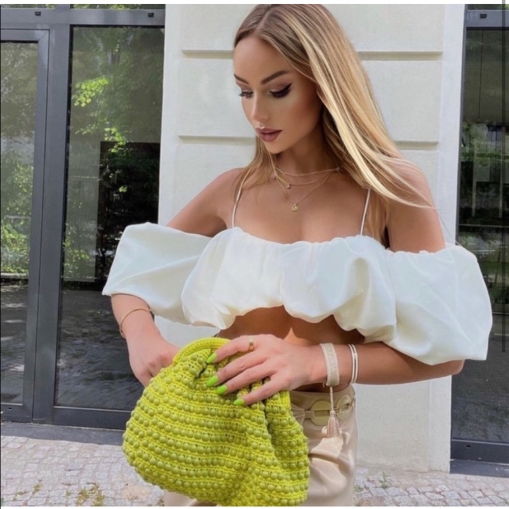 Zara voluminous bralette top